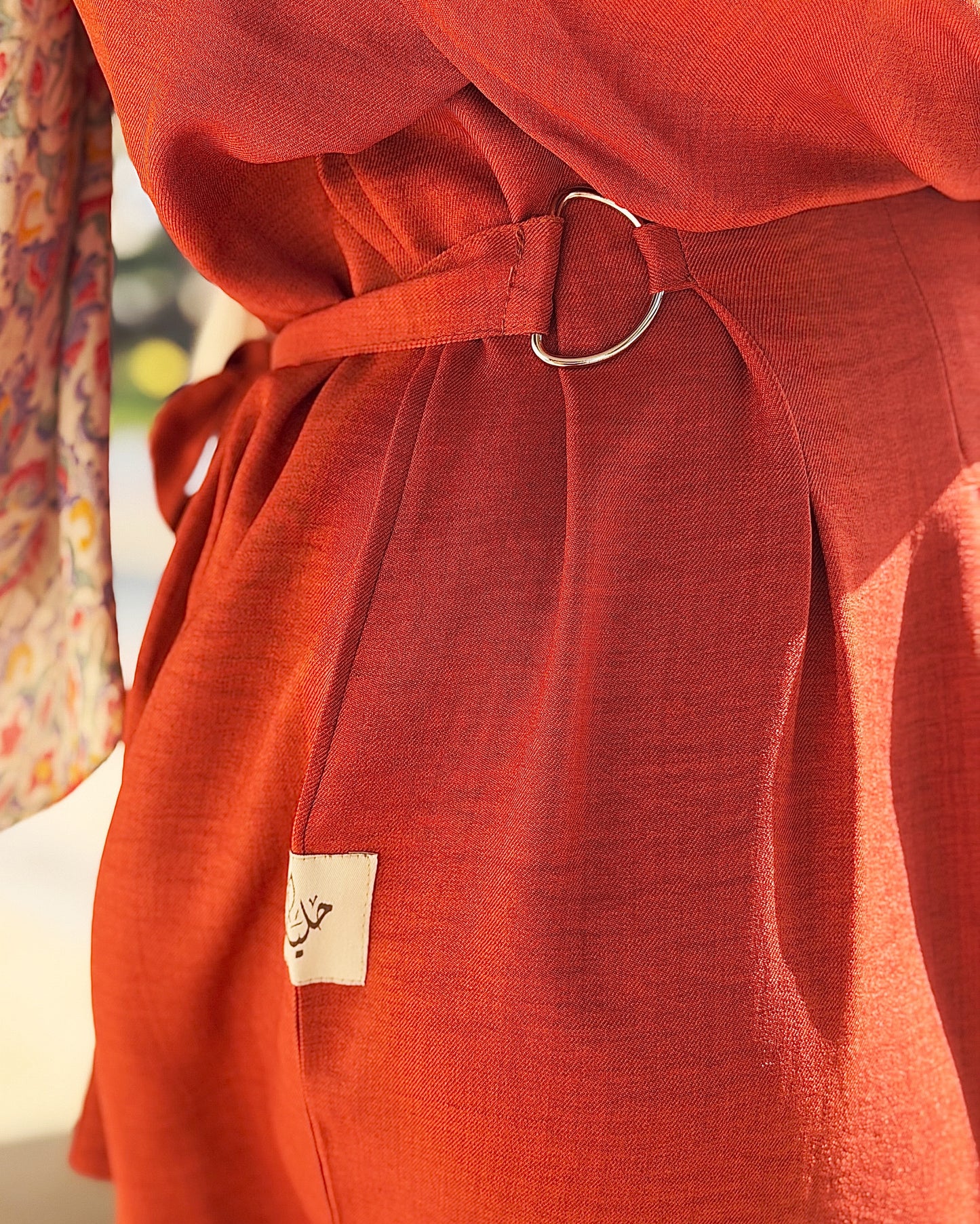 Aura Dress ( Worm Orange)