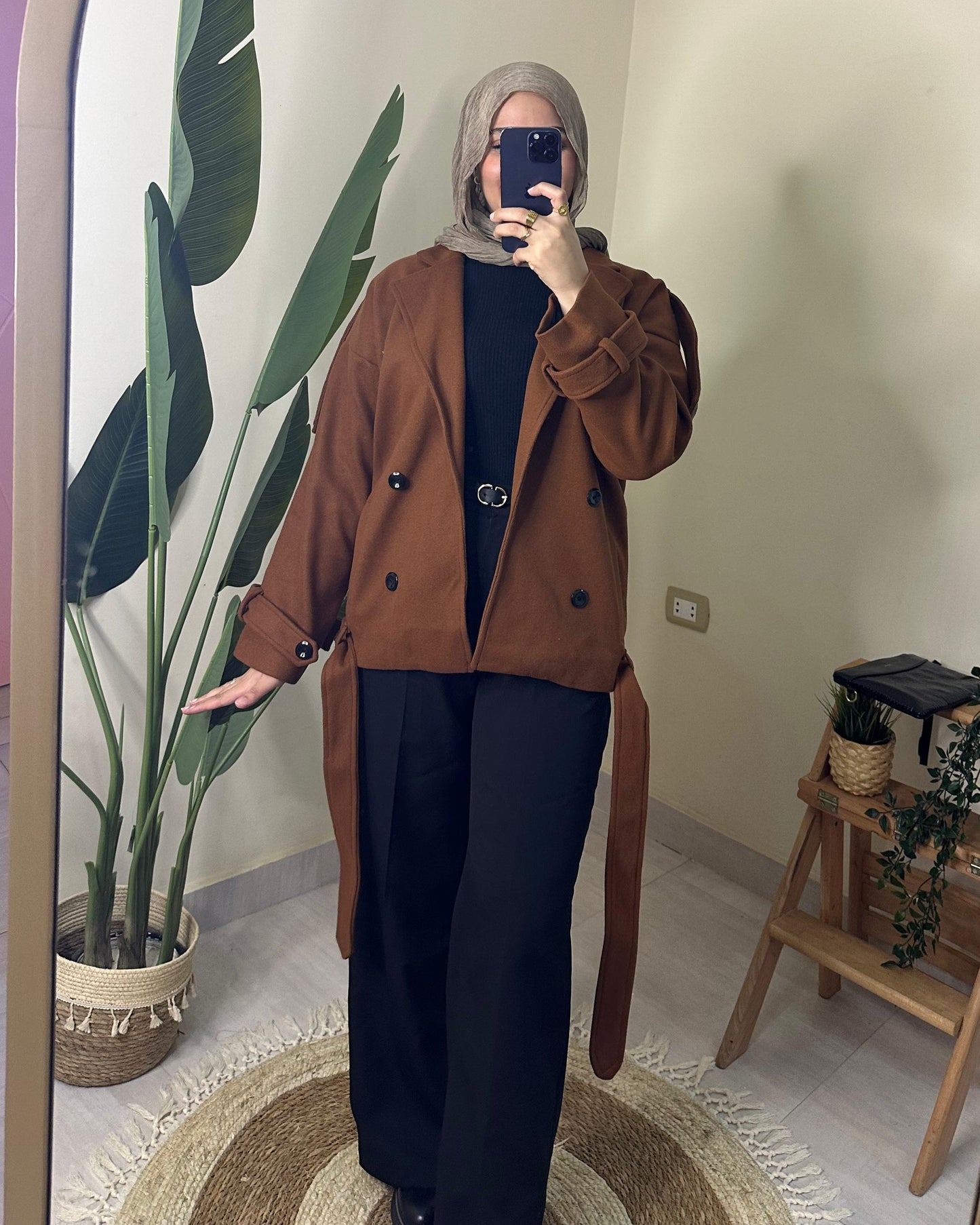 Mini Coat (Havana brown)