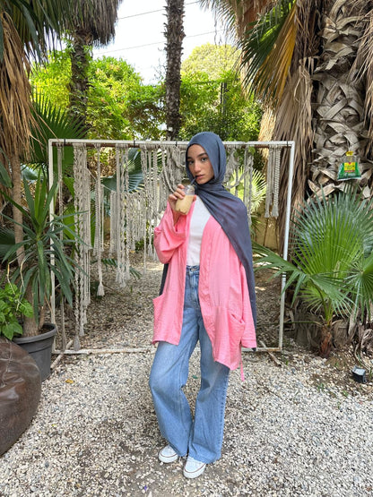 Loose Cotton Cardigan