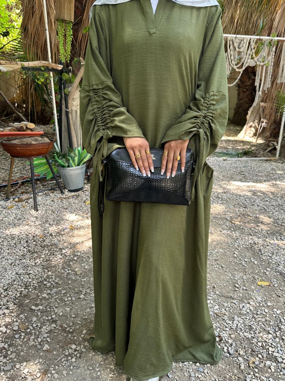 Linen Maxi Dress
