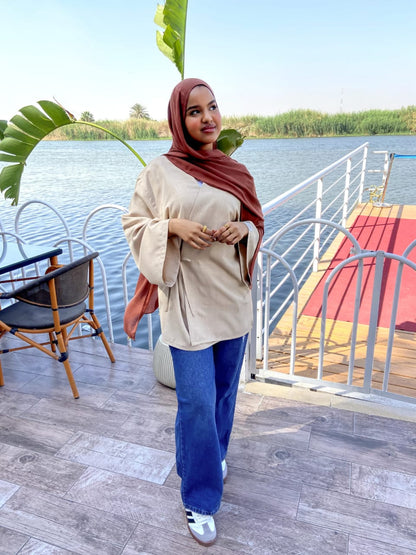 wrap blouse