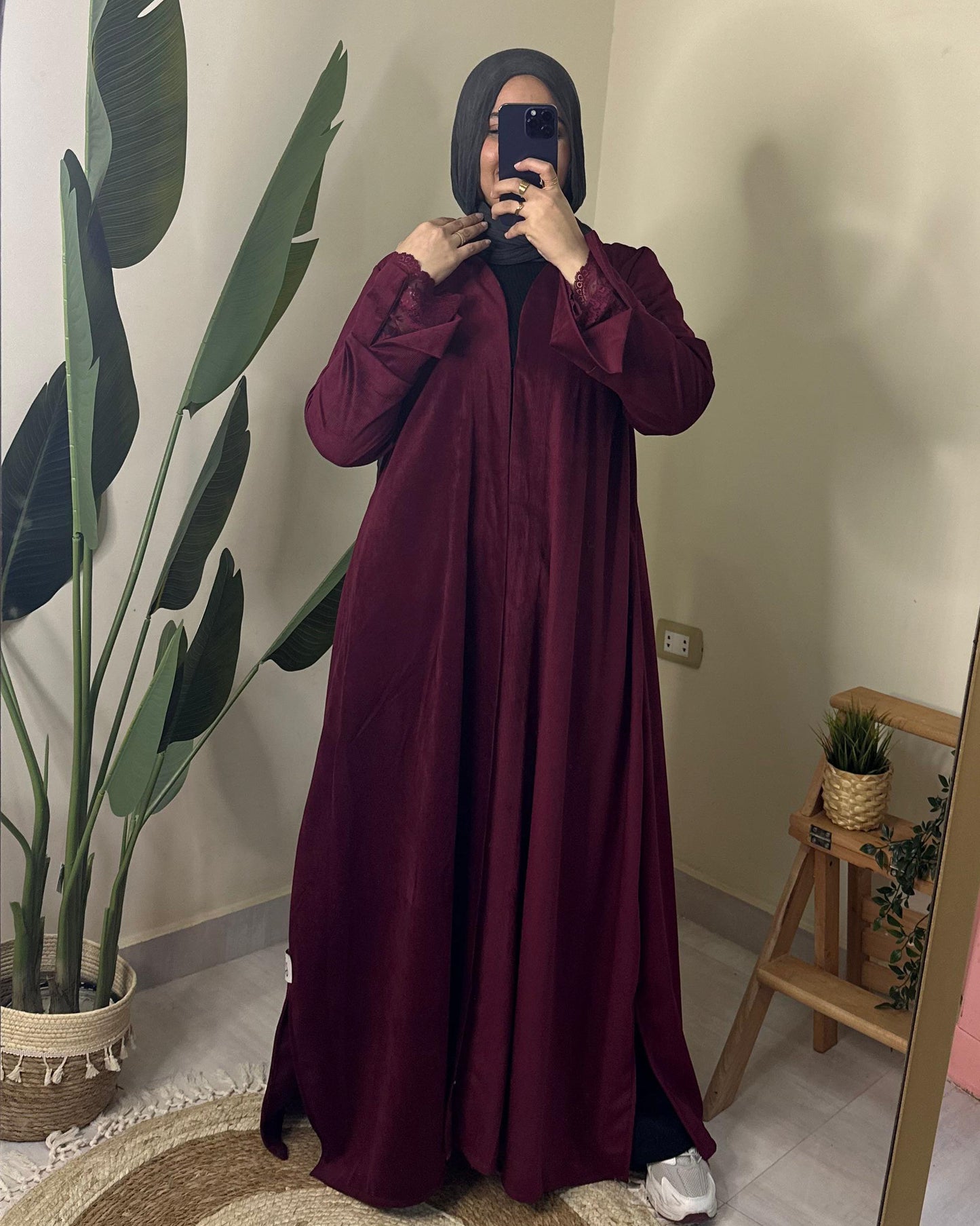 Burgundy Kaftan