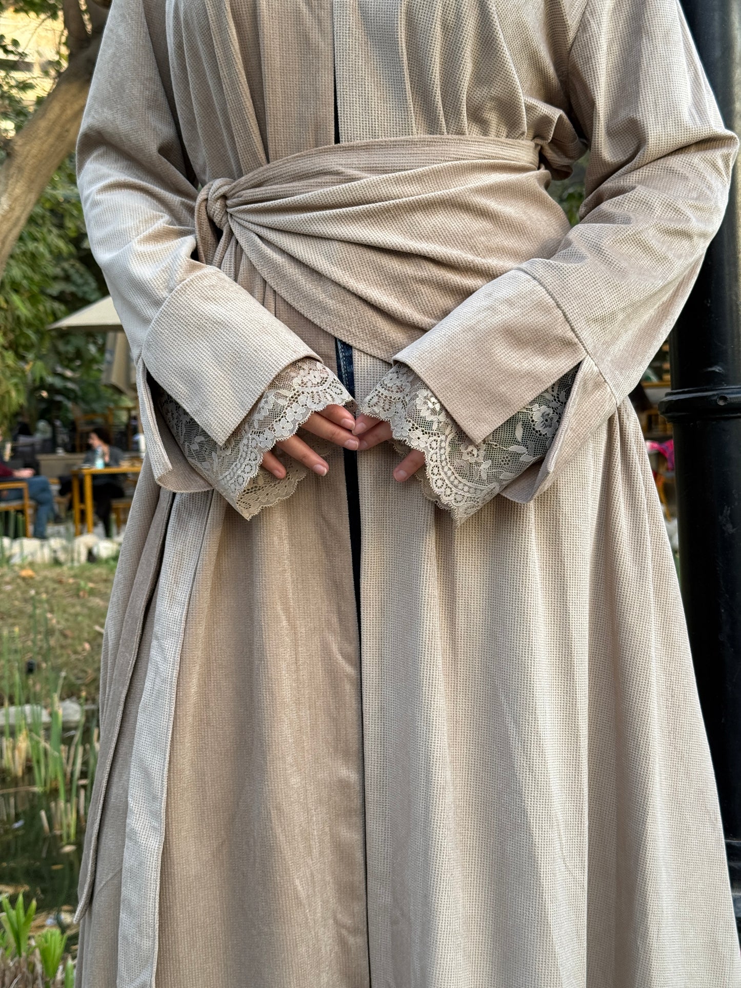 Beige kaftan