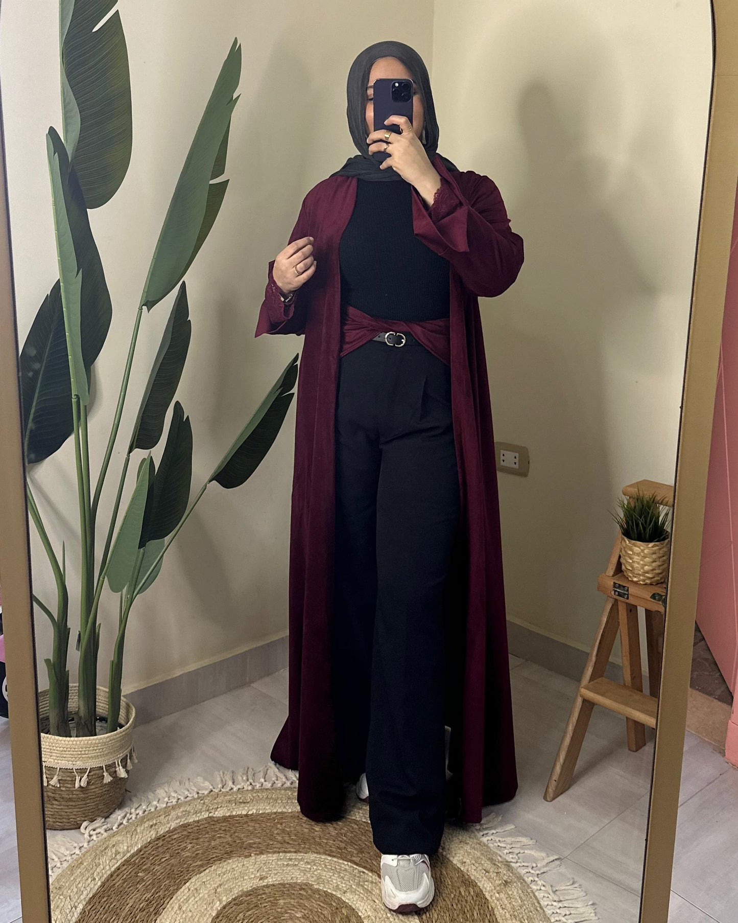 Burgundy Kaftan