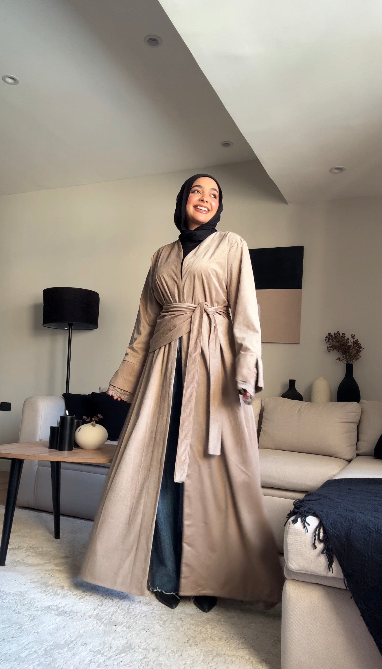 Beige kaftan