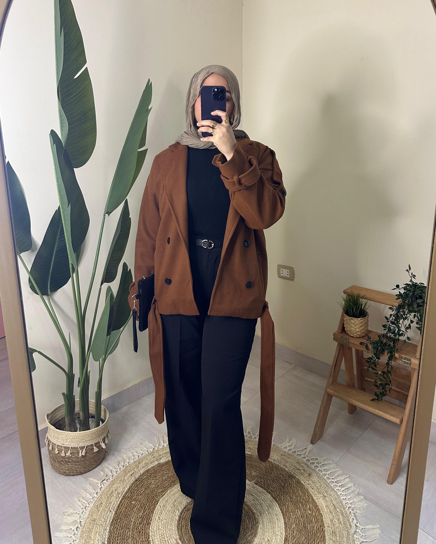Mini Coat (Havana brown)