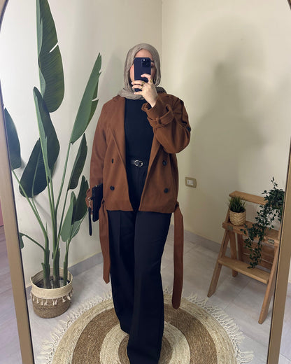 Mini Coat (Havana brown)