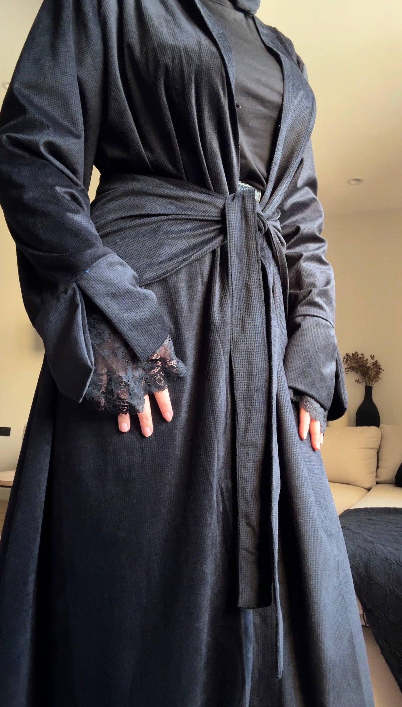 Black kaftan