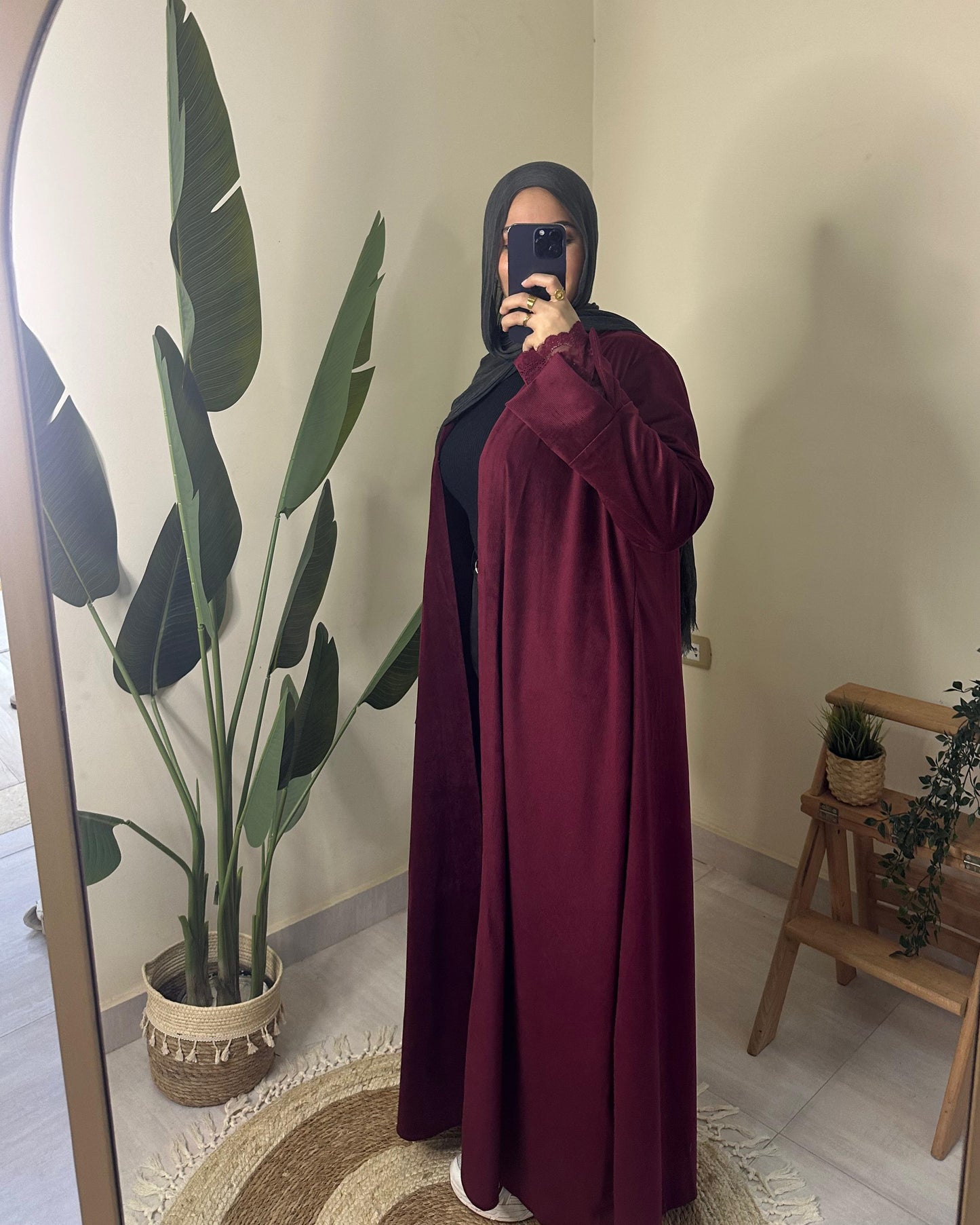 Burgundy Kaftan