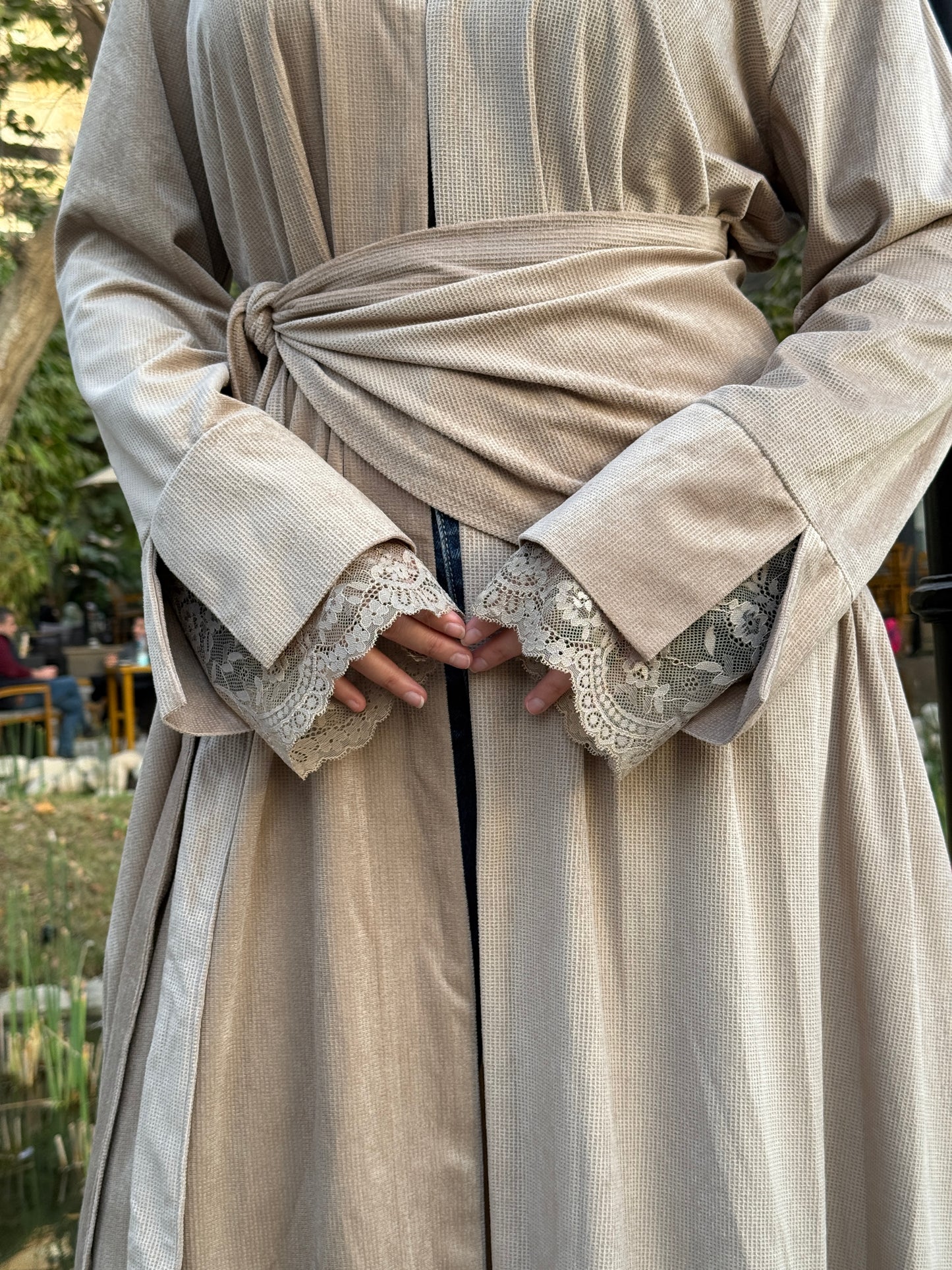 Beige kaftan