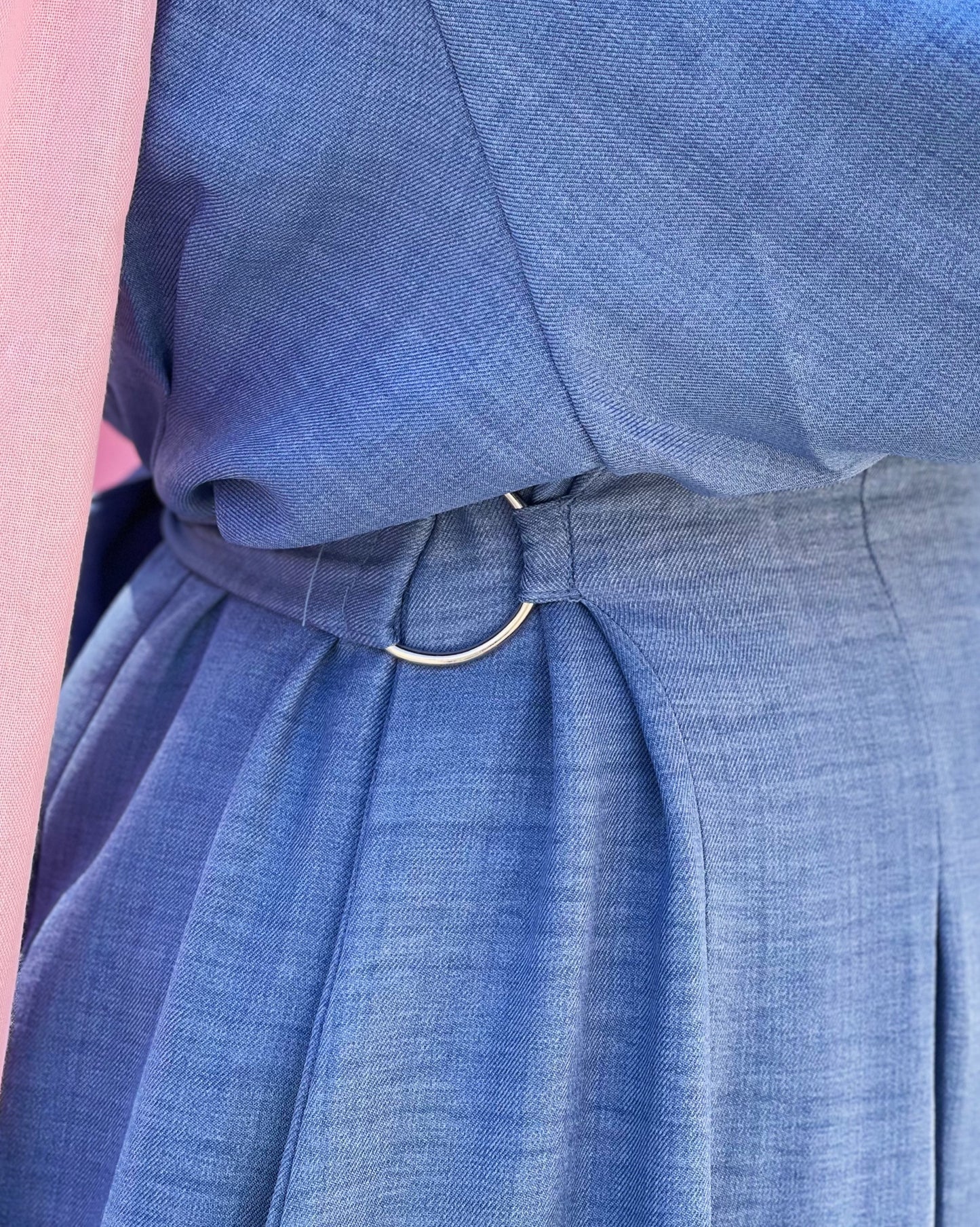 Aura Dress (Dusty Blue)