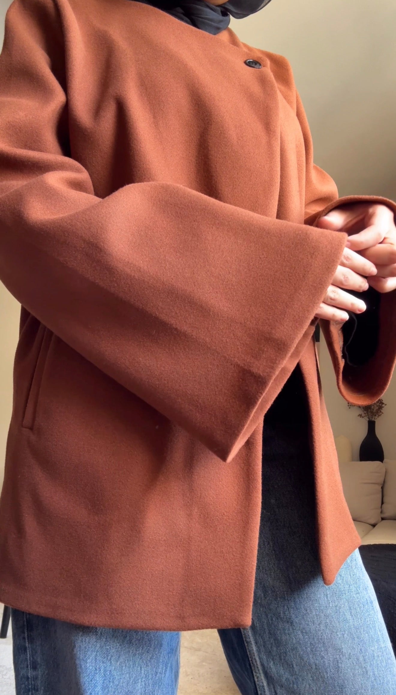 Jacket & Shawl Set ( Havan)