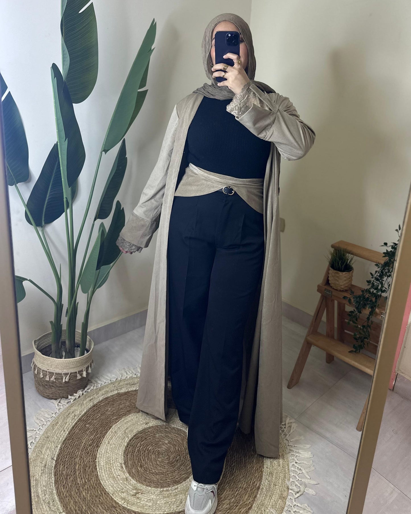Beige kaftan