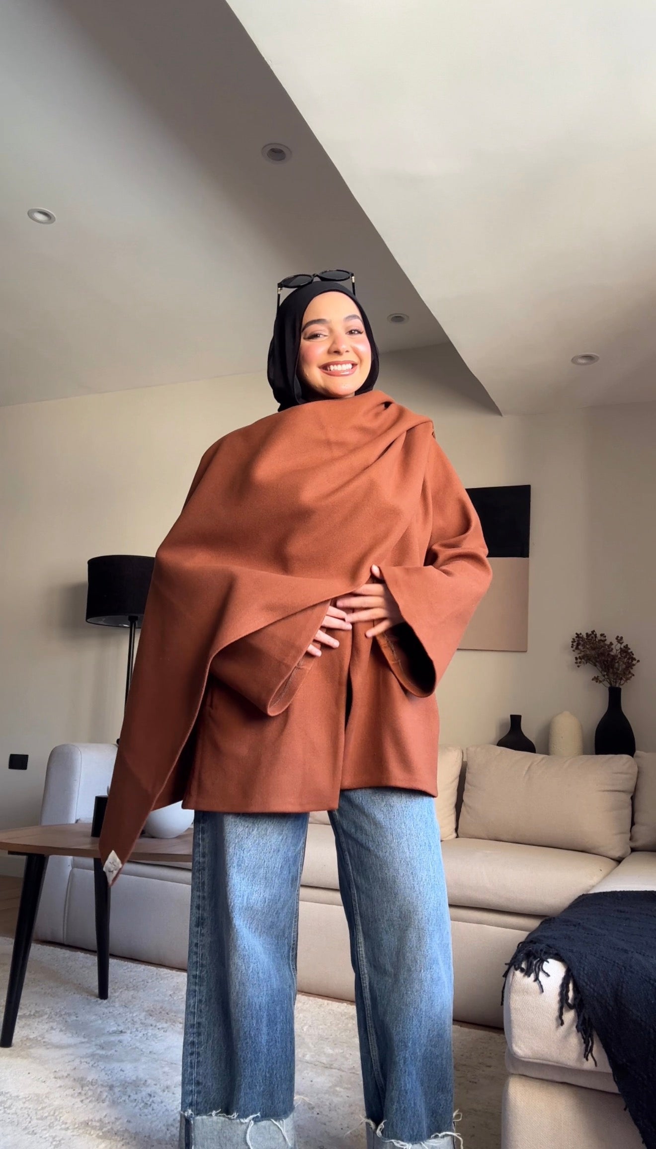 Jacket & Shawl Set ( Havan)