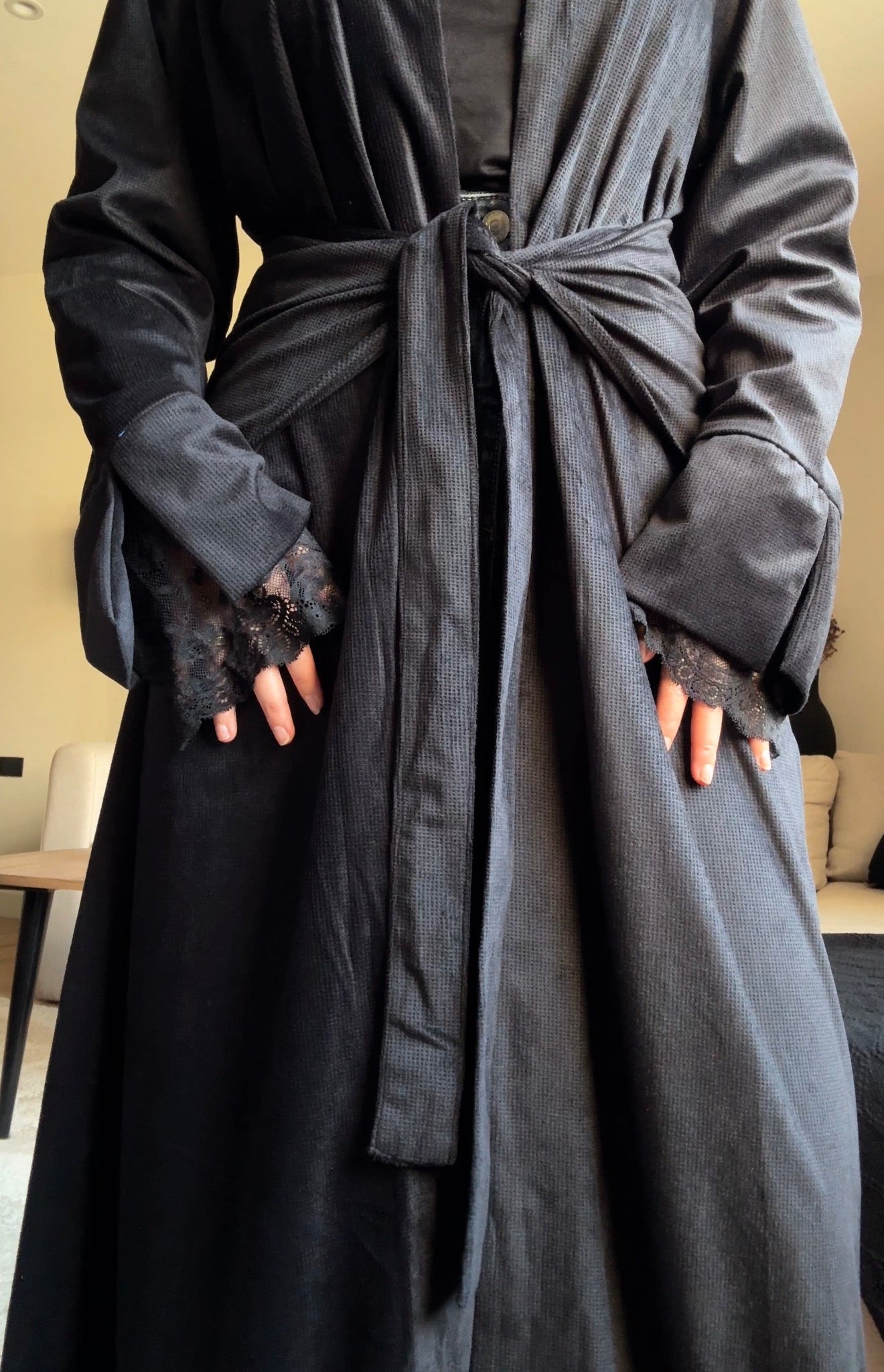 Black kaftan