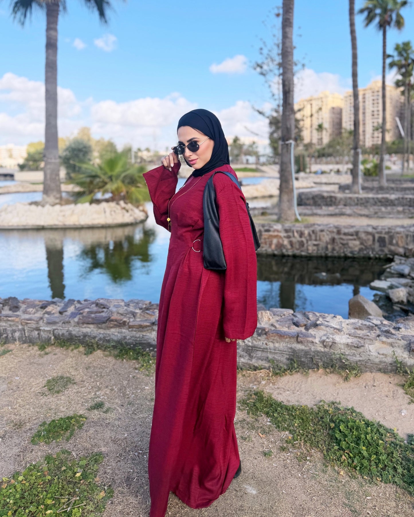 Aura Dress ( Worm Orange)