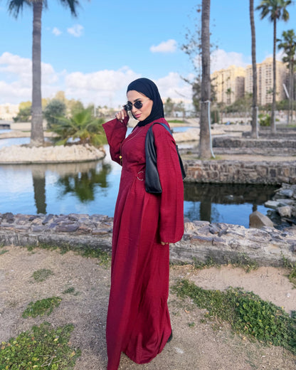 Aura Dress ( Worm Orange)