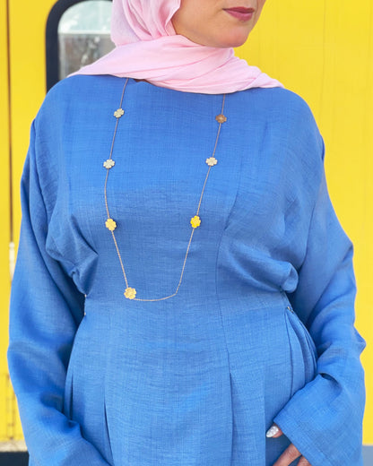 Aura Dress (Dusty Blue)