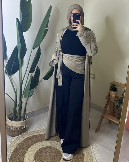 Beige kaftan