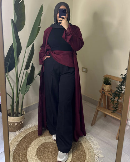 Burgundy Kaftan