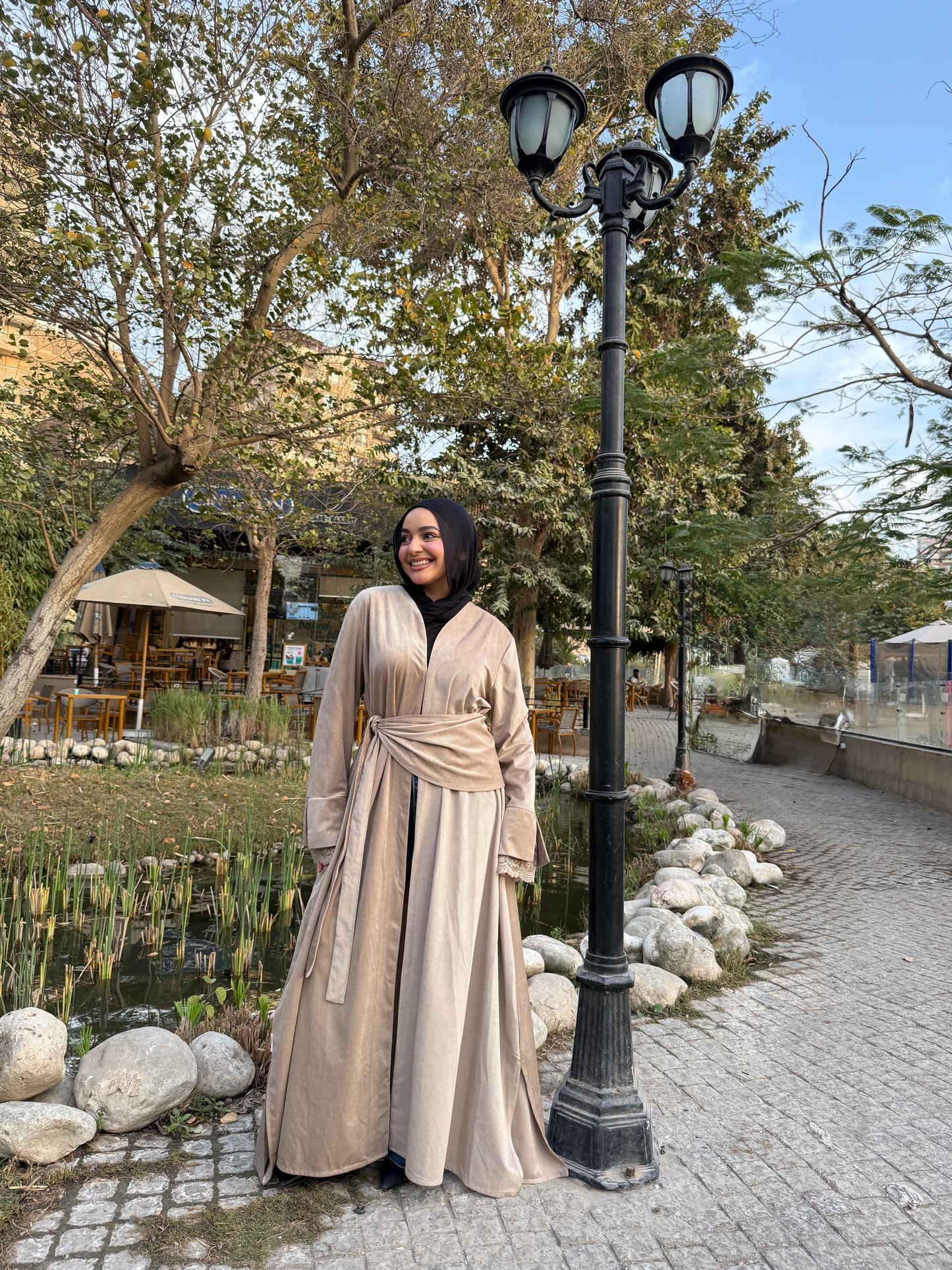 Beige kaftan